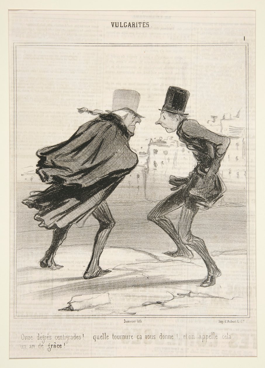 Elleve grader Celsius! af Honoré Daumier