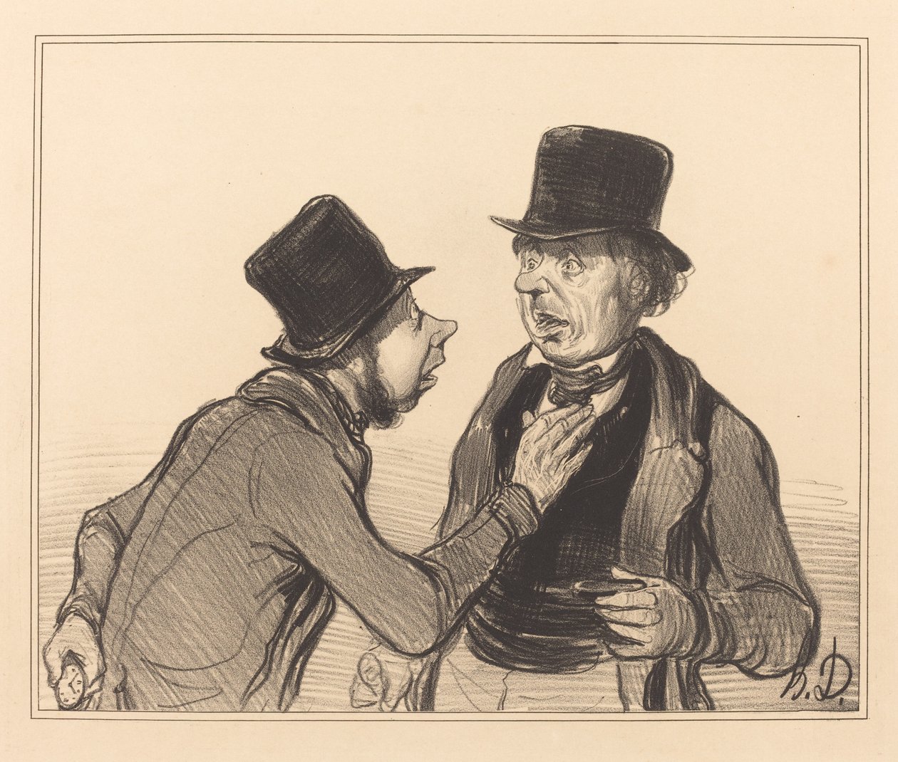 Ja sir, du er ikke fra Paris... af Honoré Daumier