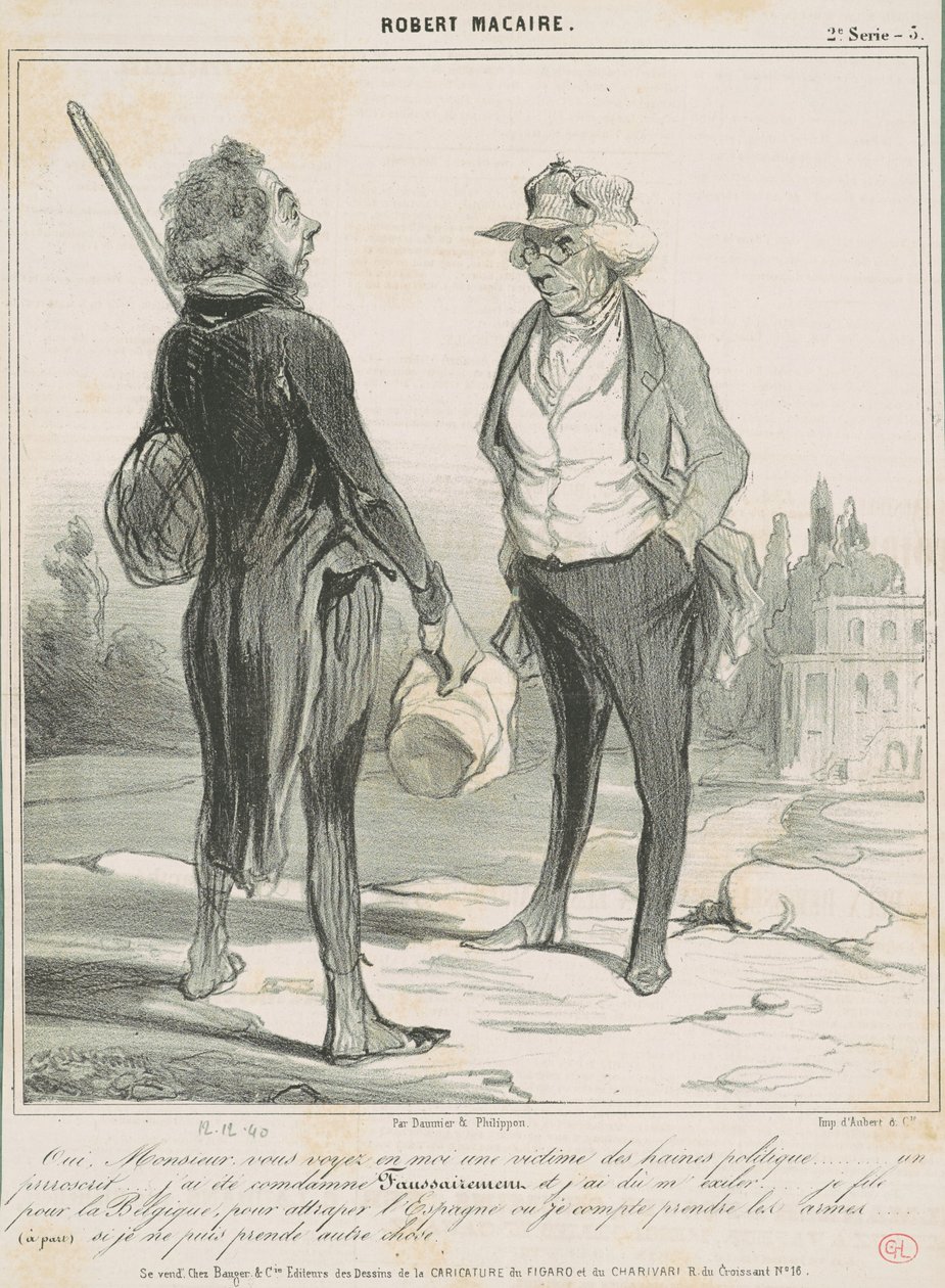 Ja sir, du ser mig som et offer af Honoré Daumier