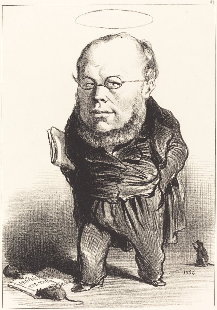 P.J. Proudhon af Honoré Daumier