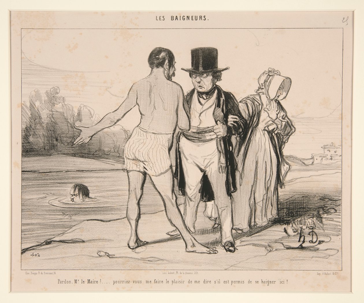 Undskyld mig, hr. borgmester! af Honoré Daumier