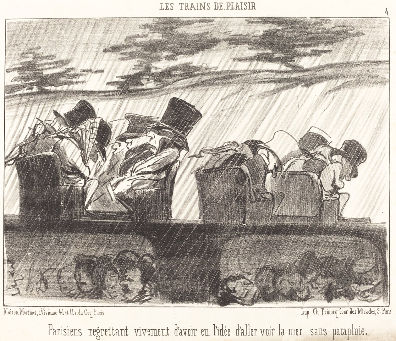 Parisere beklager dybt... af Honoré Daumier