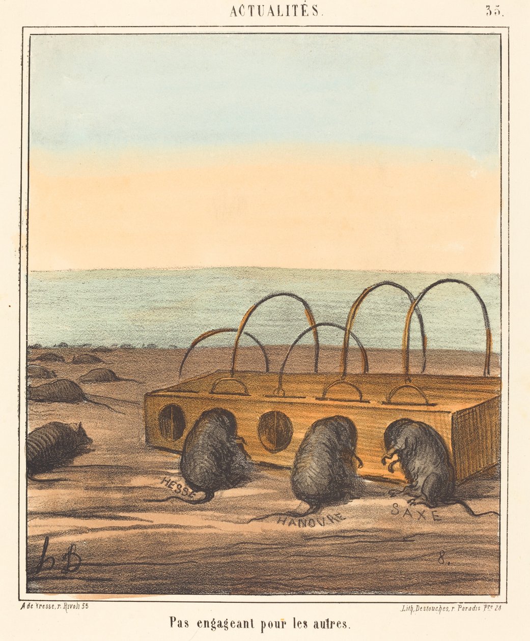 Ulokkende for de andre af Honoré Daumier