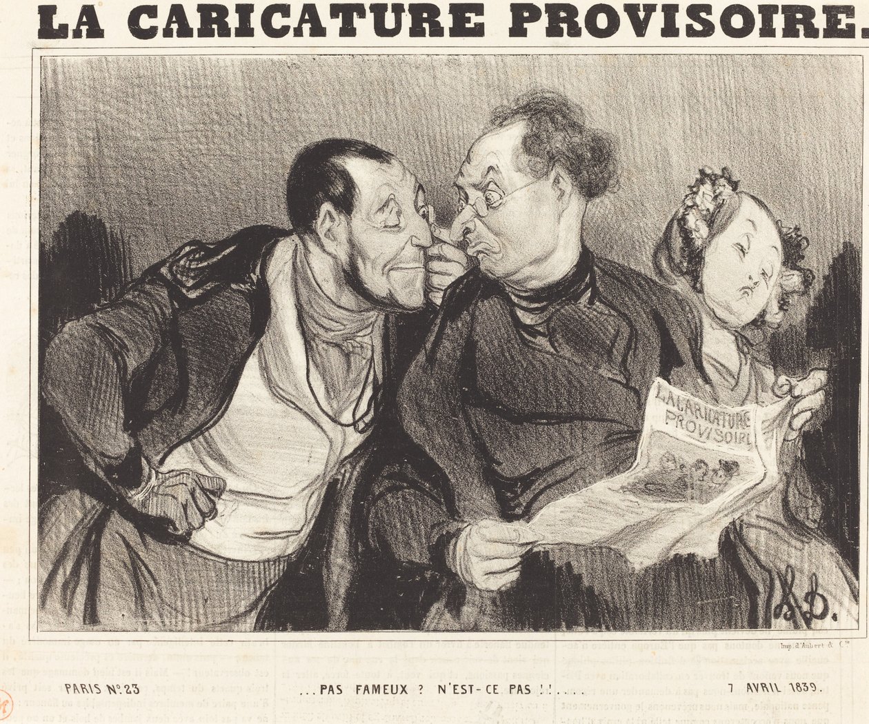 Ikke berømt? Er det ikke!!... af Honoré Daumier