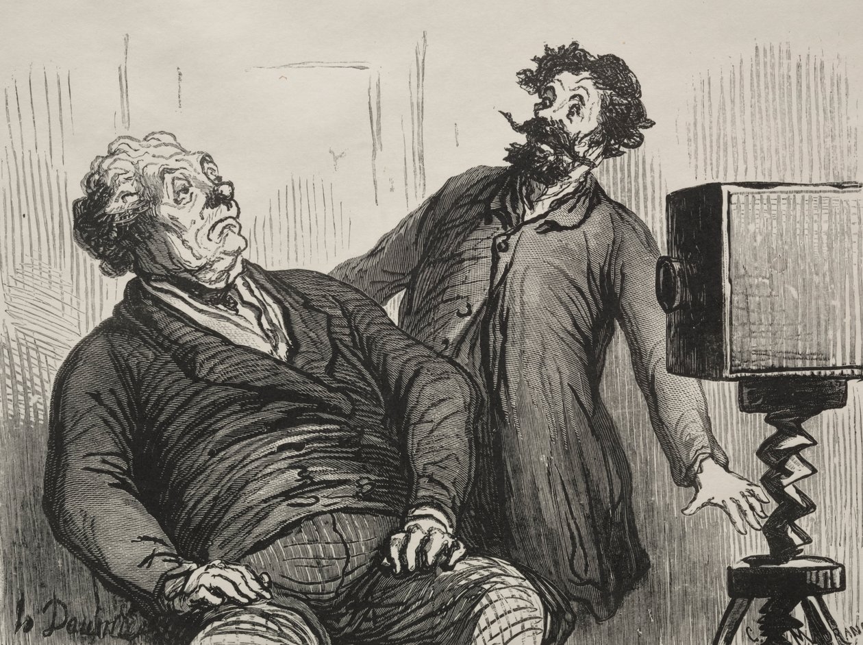 Fotograf og fotograferet. af Honoré Daumier