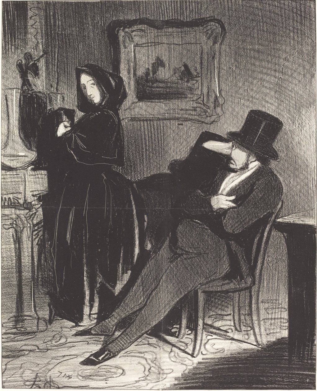 Oftere end jeg kører dig... til bolden... af Honoré Daumier