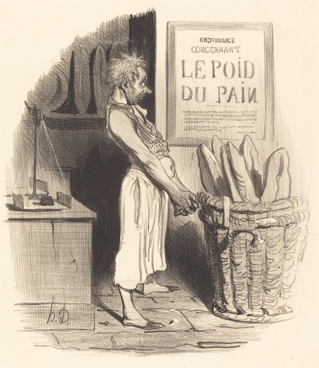 For nu ... er vi ... i problemer af Honoré Daumier
