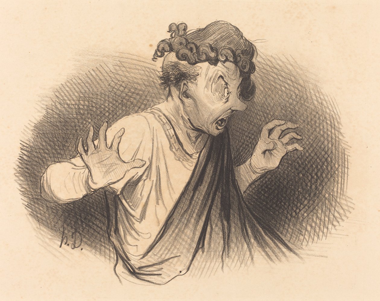 Hvem er disse slanger til... af Honoré Daumier
