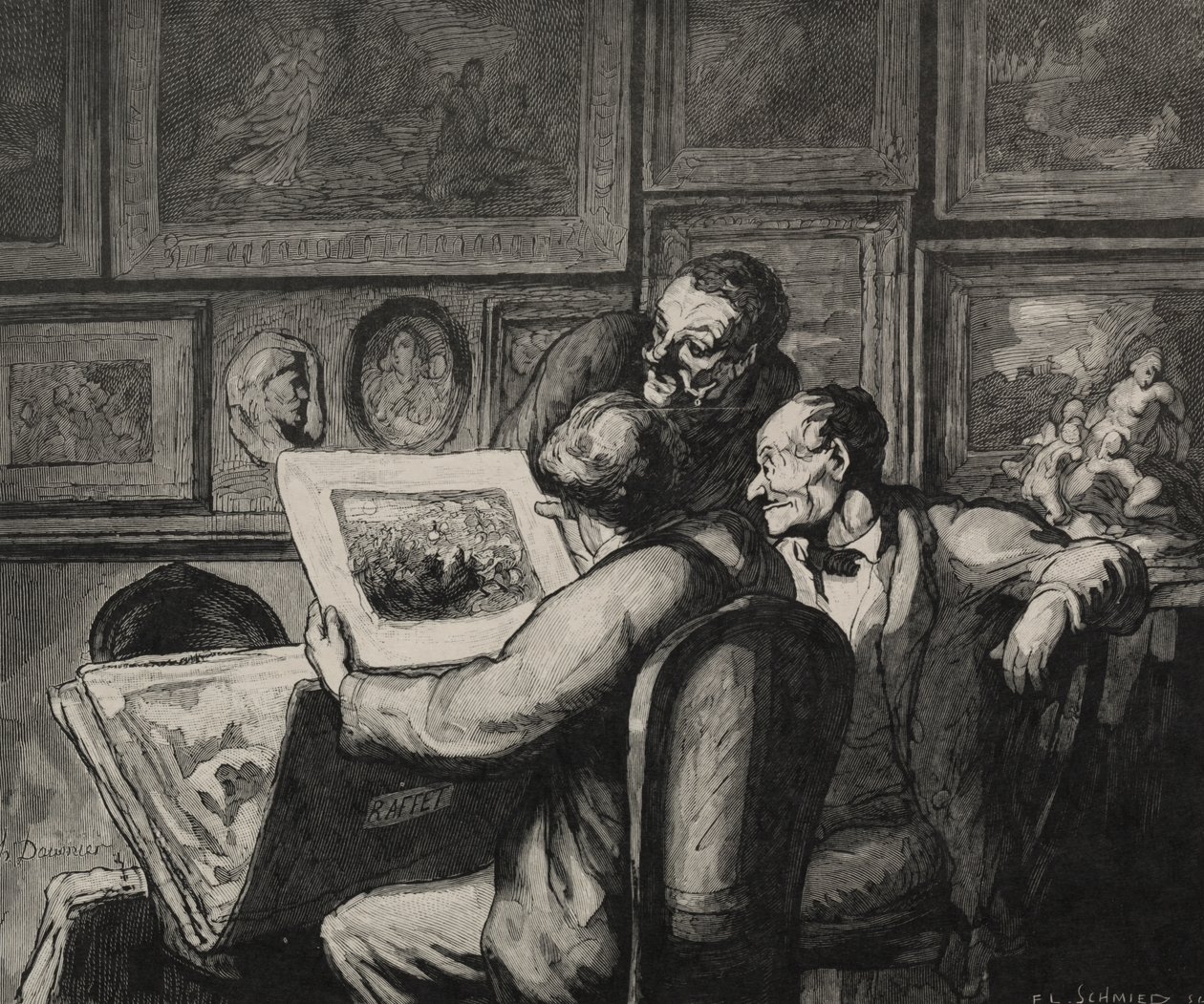 Printentusiaster af Honoré Daumier