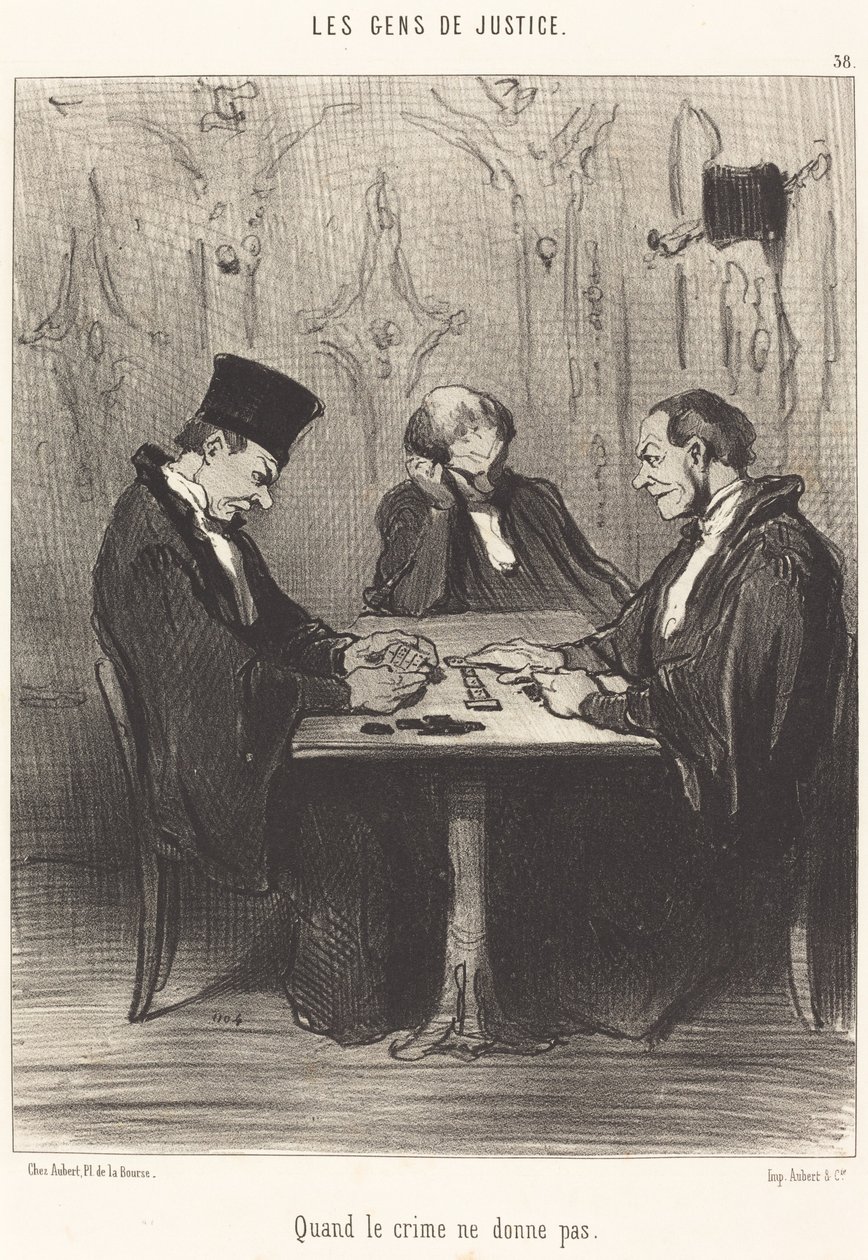Når kriminalitet ikke giver af Honoré Daumier