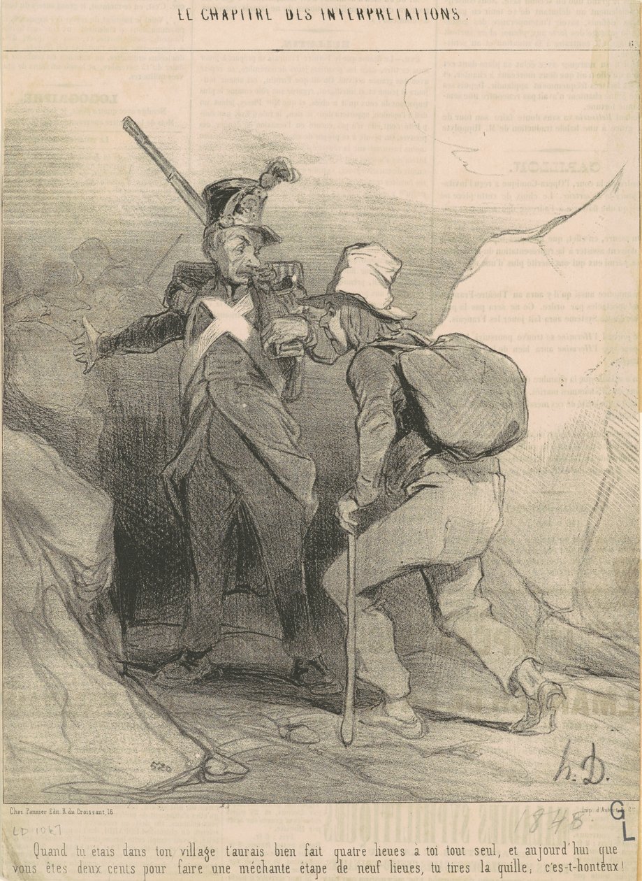 Når du var i din landsby, ville du have... af Honoré Daumier