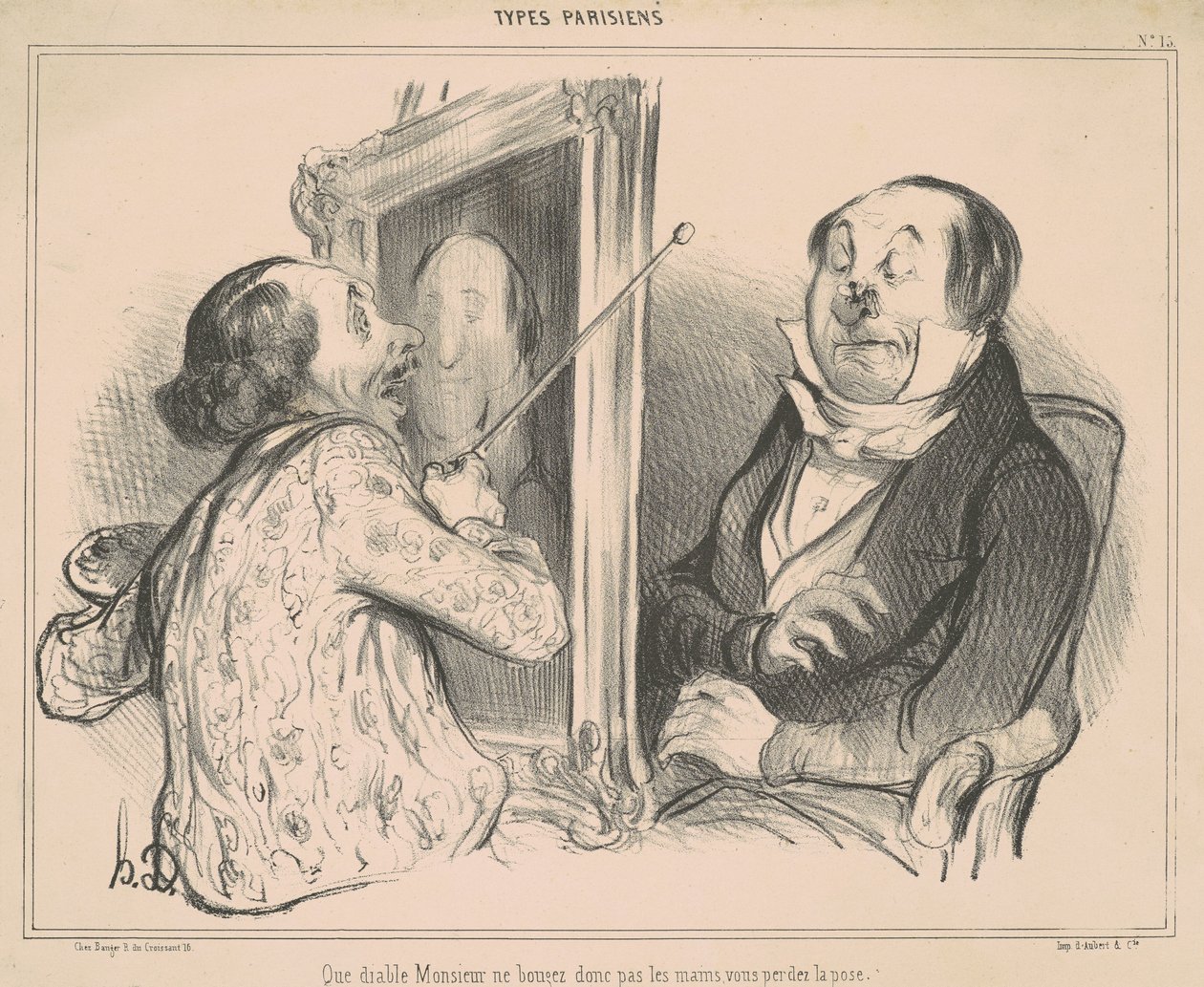 Hvad fanden, sir, rør dig ikke... af Honoré Daumier