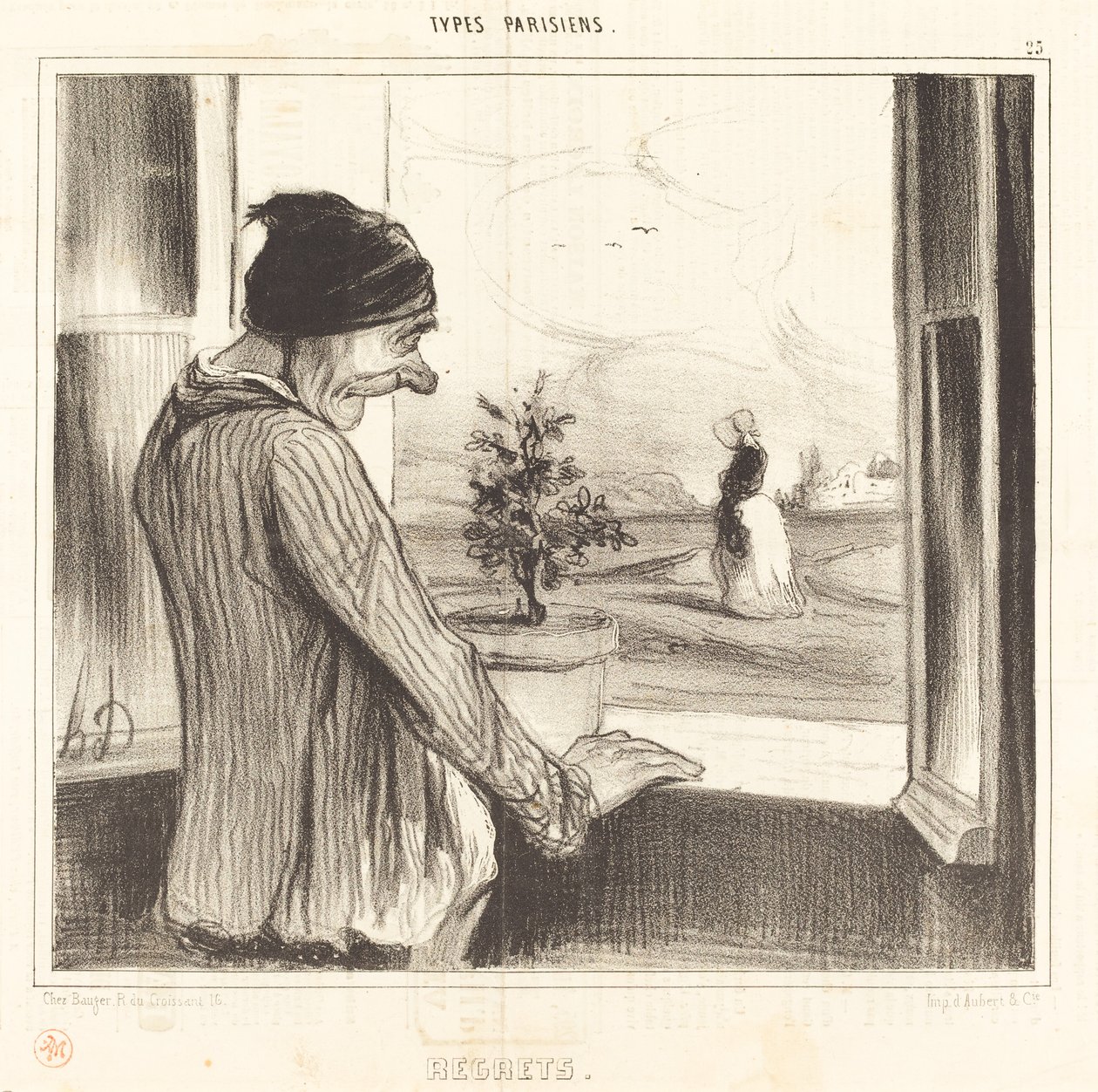 beklager af Honoré Daumier