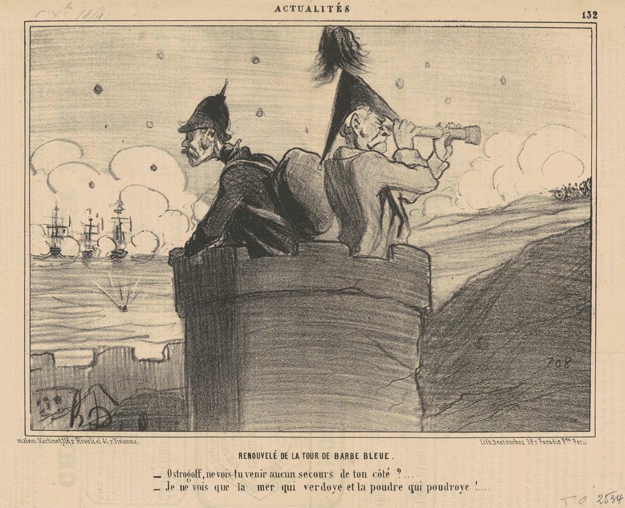 Bluebeard Tower Fornyet af Honoré Daumier