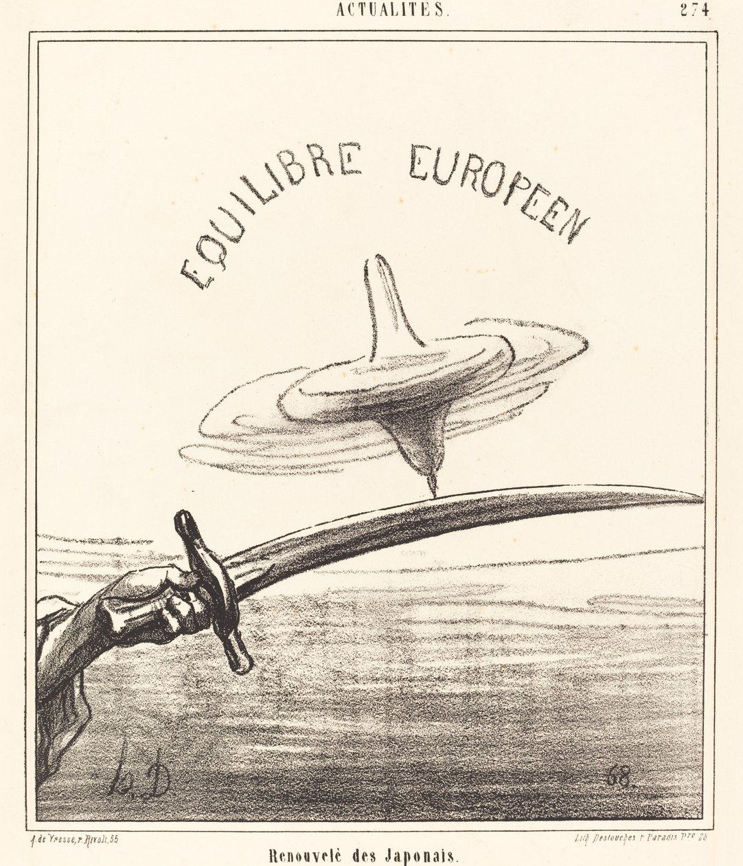 Fornyet fra det japanske af Honoré Daumier