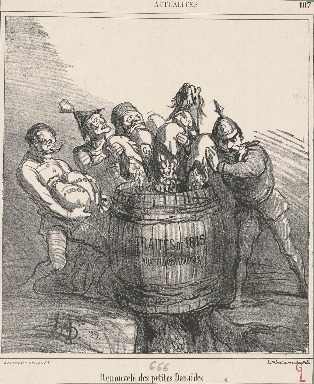 Fornyede små danaider af Honoré Daumier