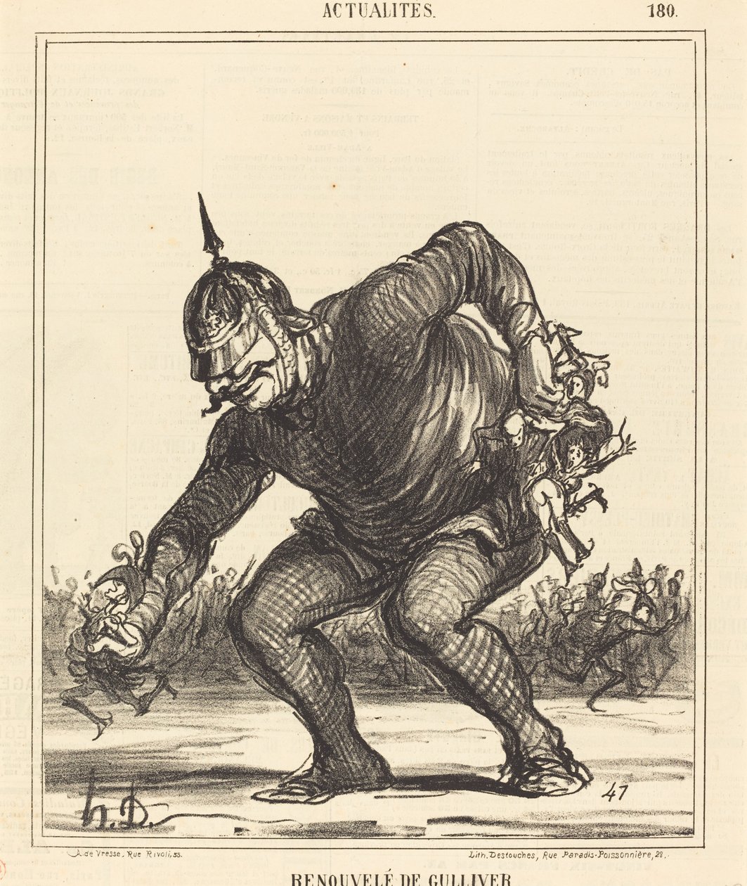 Fornyet af Gulliver af Honoré Daumier