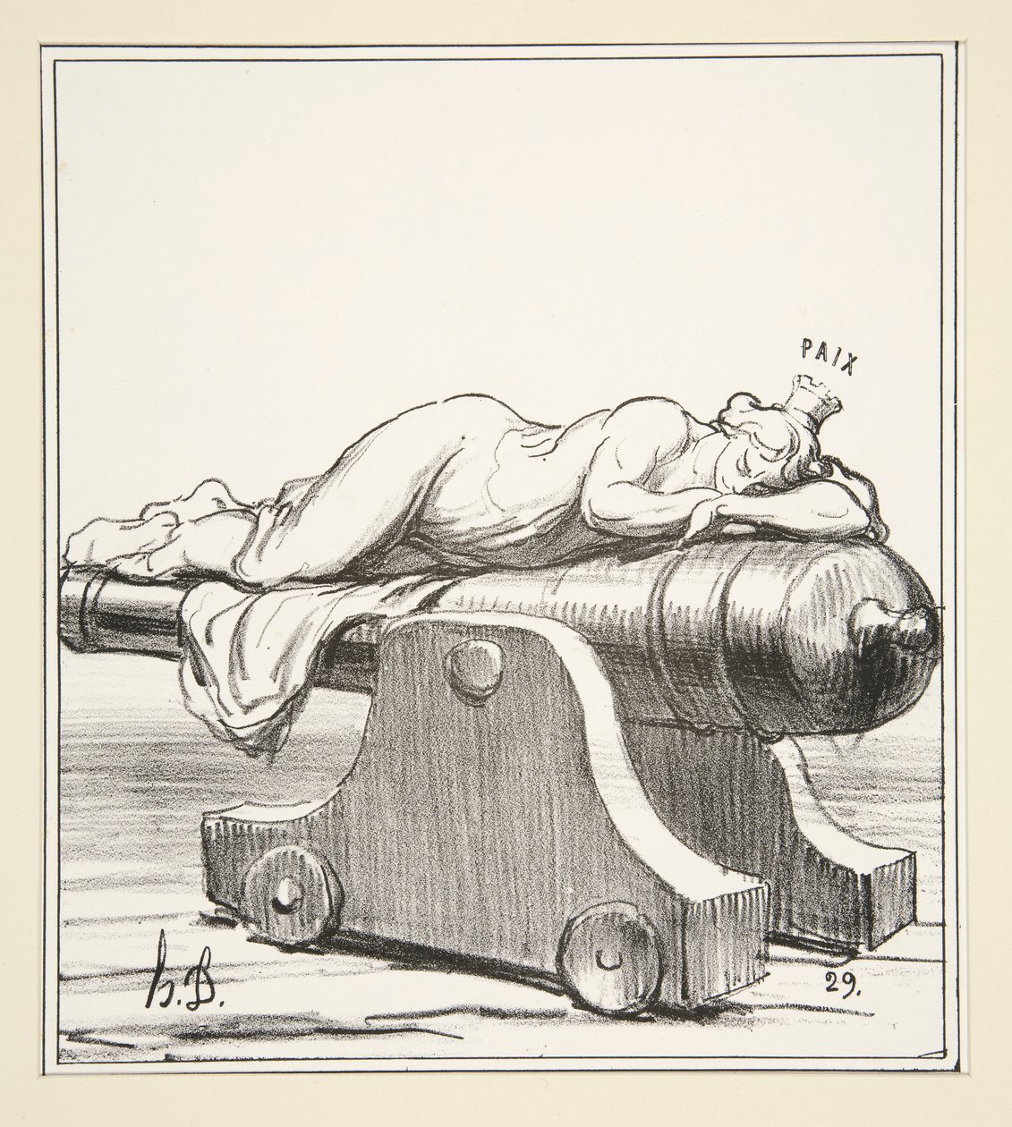 Fornyet af Turenne, fra Actualites af Honoré Daumier