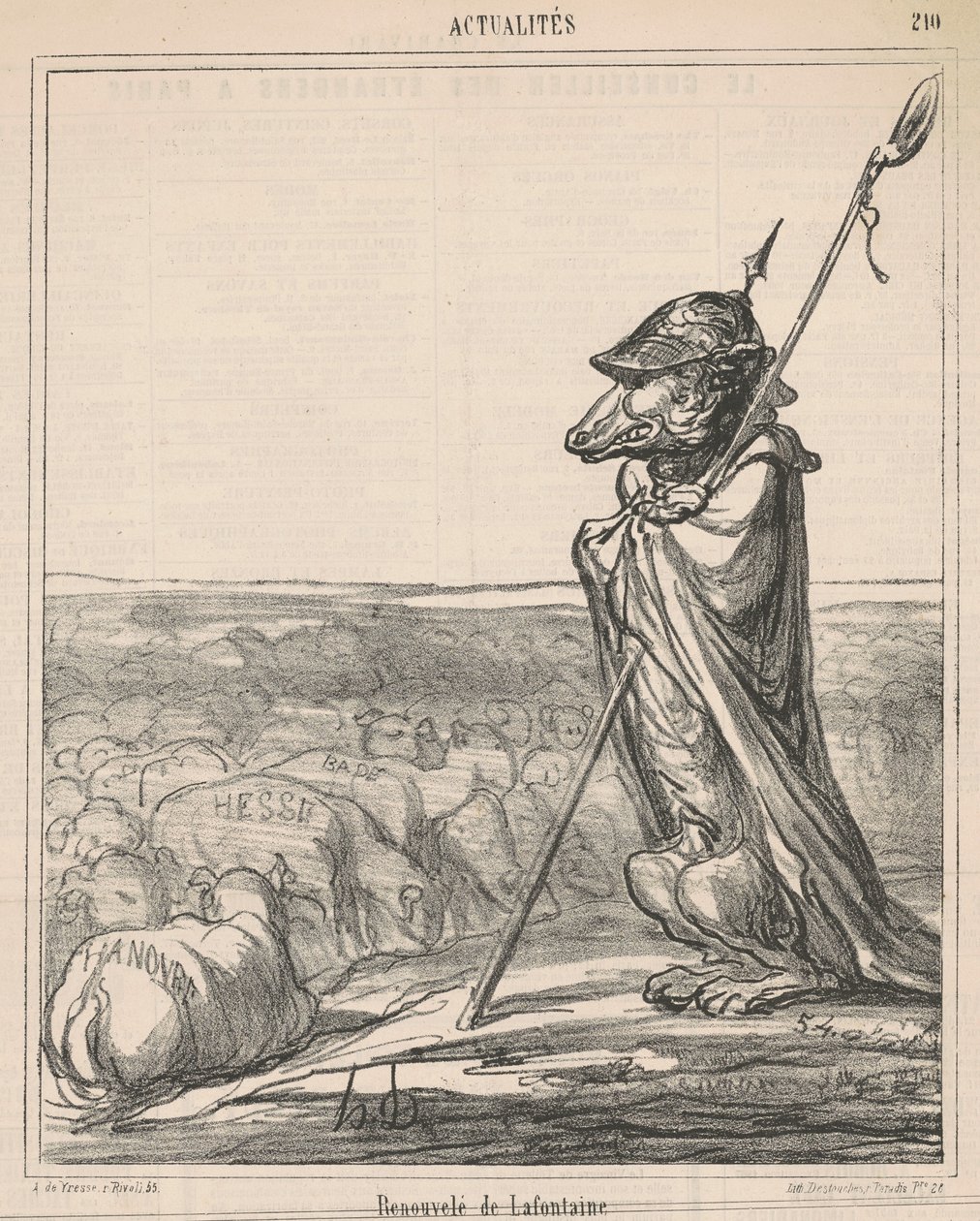 Fornyet springvand af Honoré Daumier