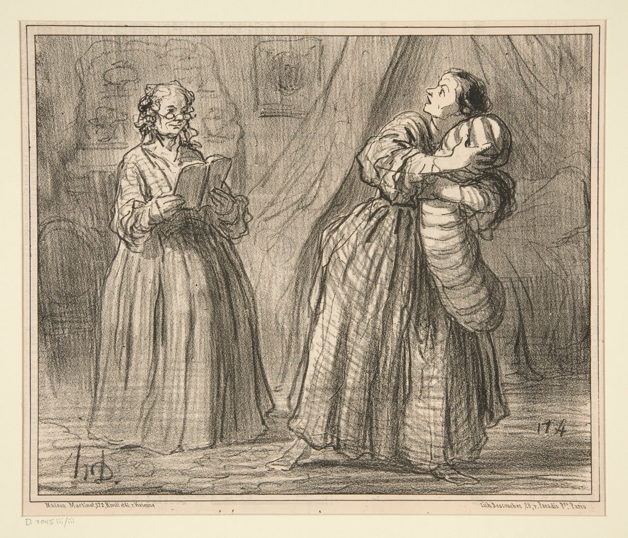 Gentagelse d af Honoré Daumier