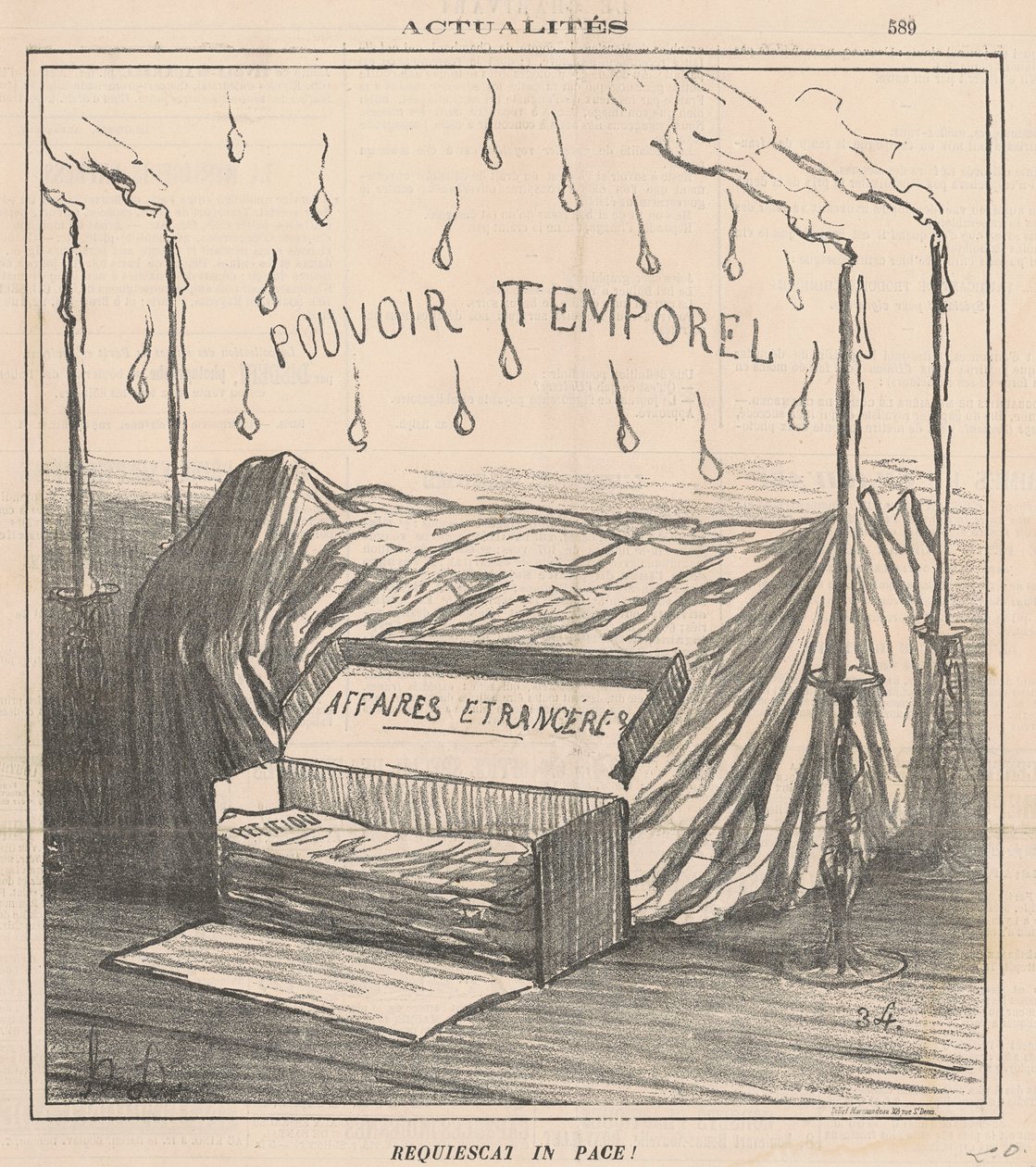 Hvil i fred! af Honoré Daumier