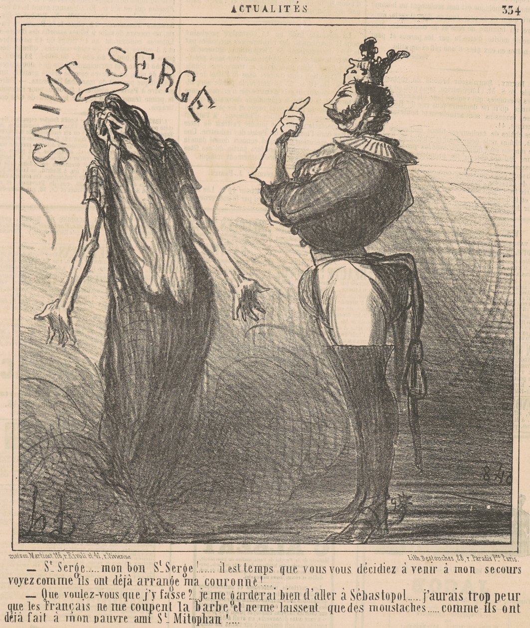 Sankt Sergius... Min gode Sankt Sergius! af Honoré Daumier