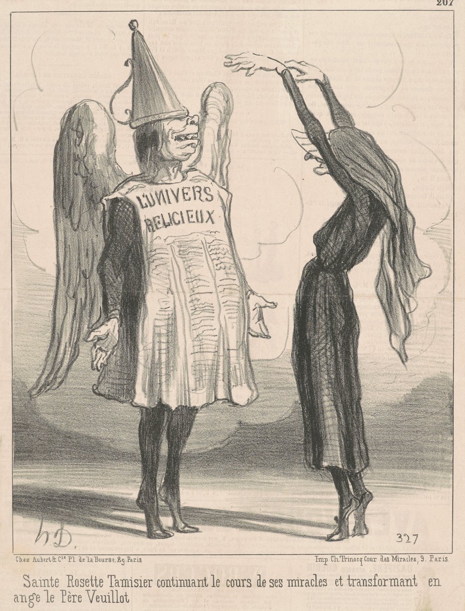 Sankt Rosette Tamisier... af Honoré Daumier