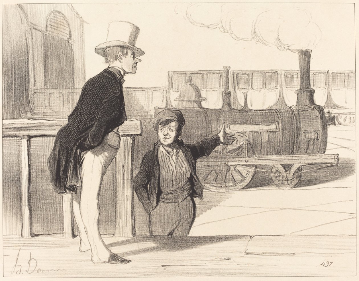 Hvis min maskine er god? Det tror jeg... af Honoré Daumier