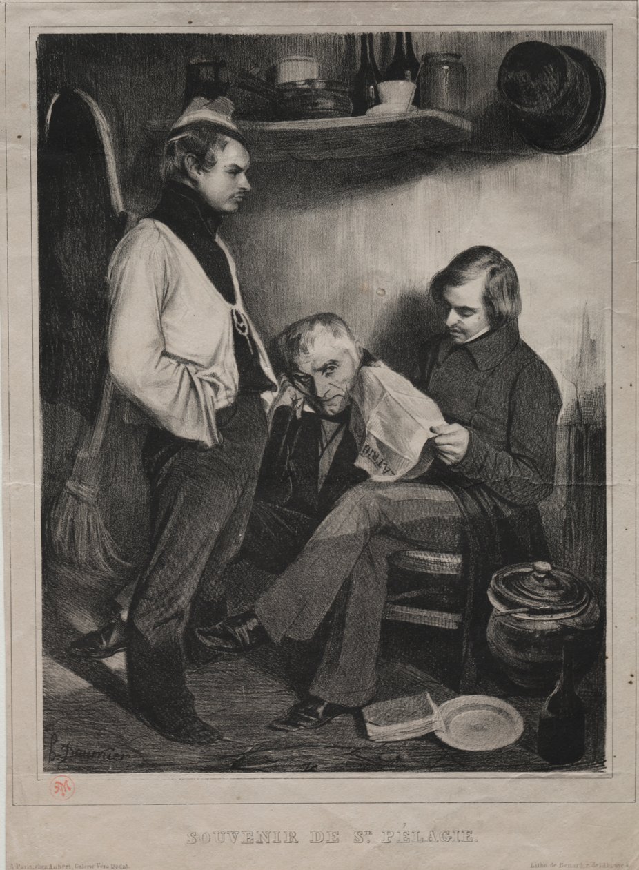 Souvenir fra fængslet i Ste. Pelagia af Honoré Daumier