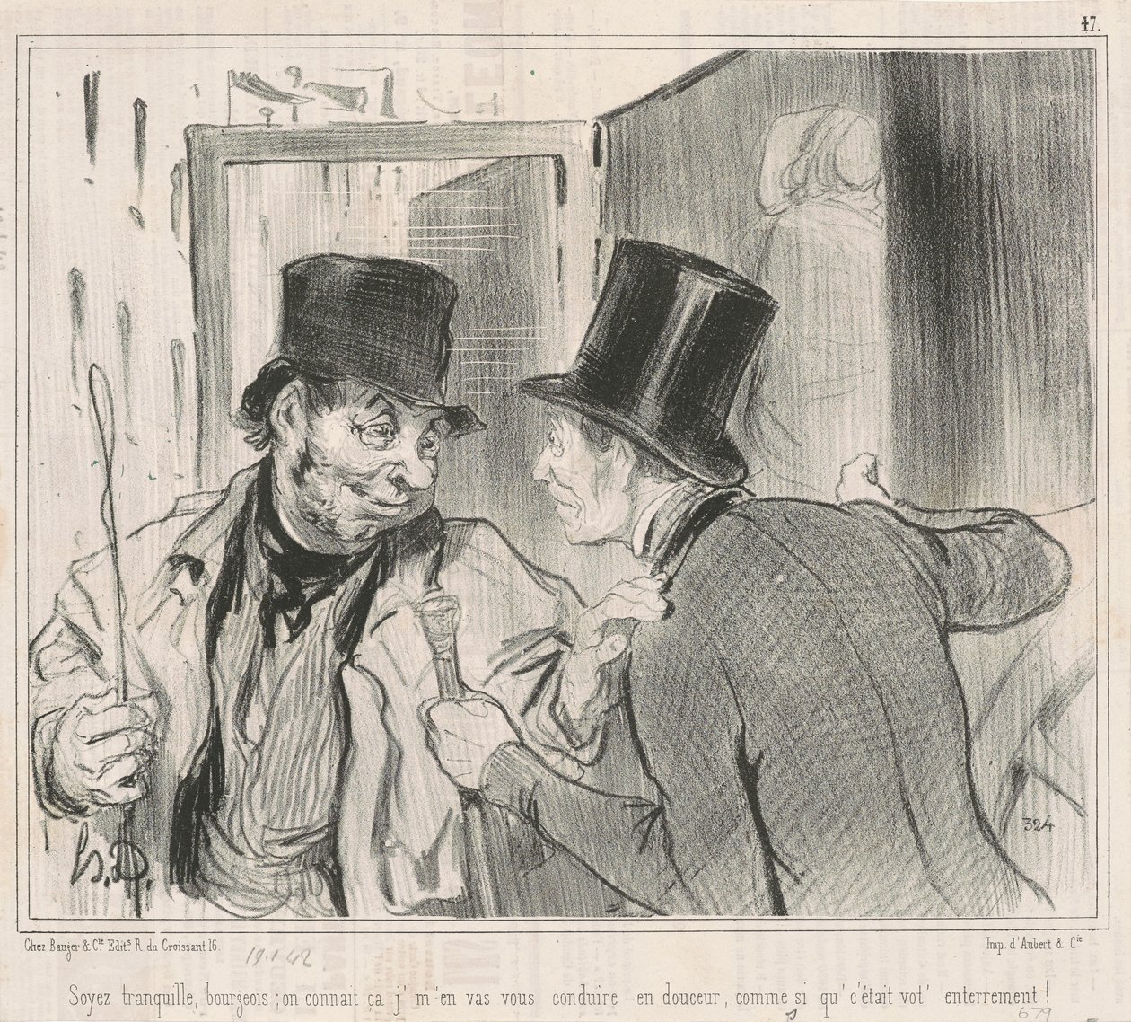 Tag det roligt borgerligt, vi ved det af Honoré Daumier