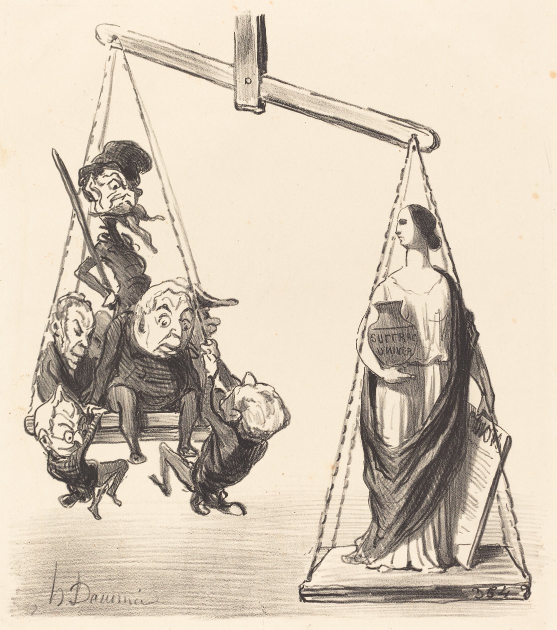 Almindeligt valg af Honoré Daumier