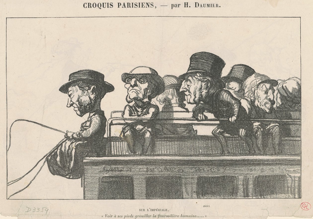 På det kejserlige af Honoré Daumier
