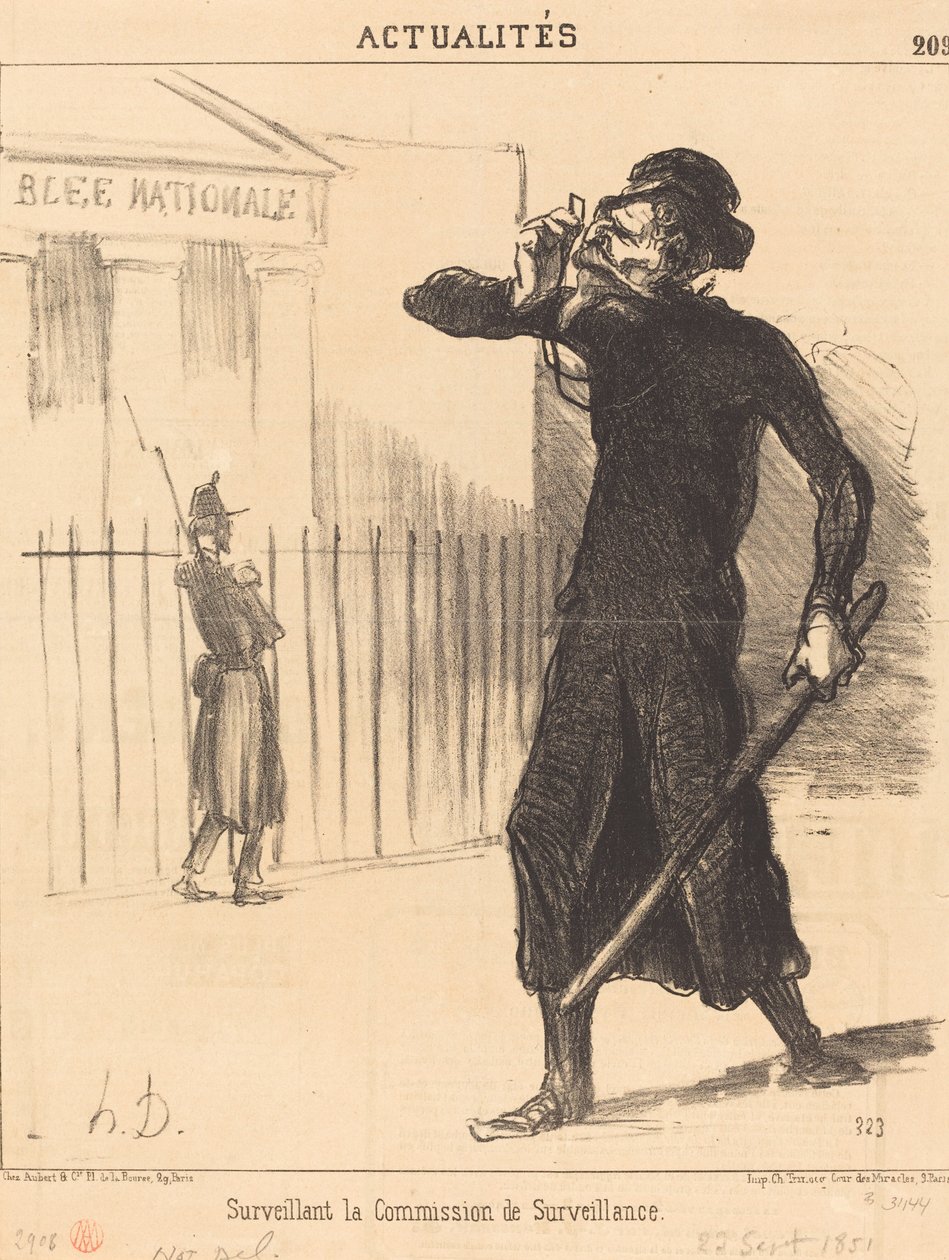 Tilsynsførende for bestyrelsen af Honoré Daumier