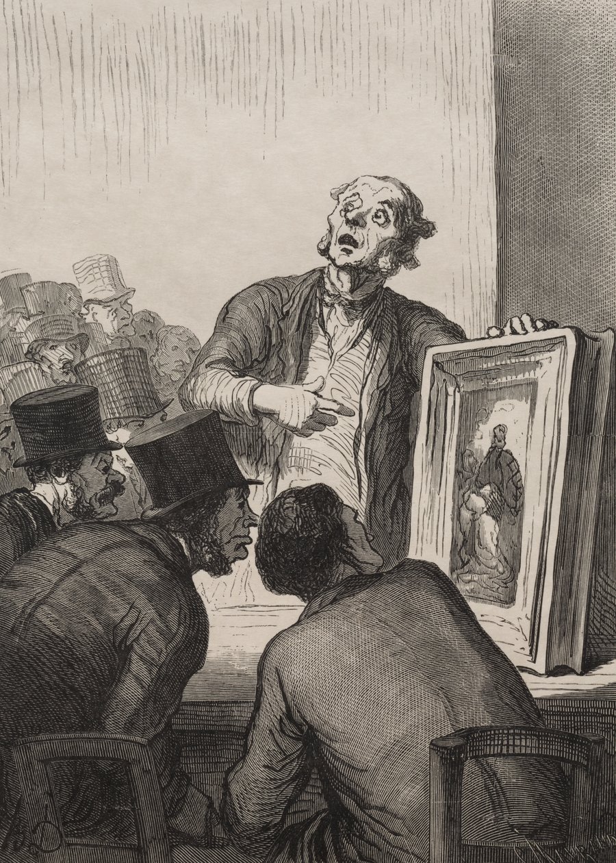 Auktionslokalet: Eksperten af Honoré Daumier