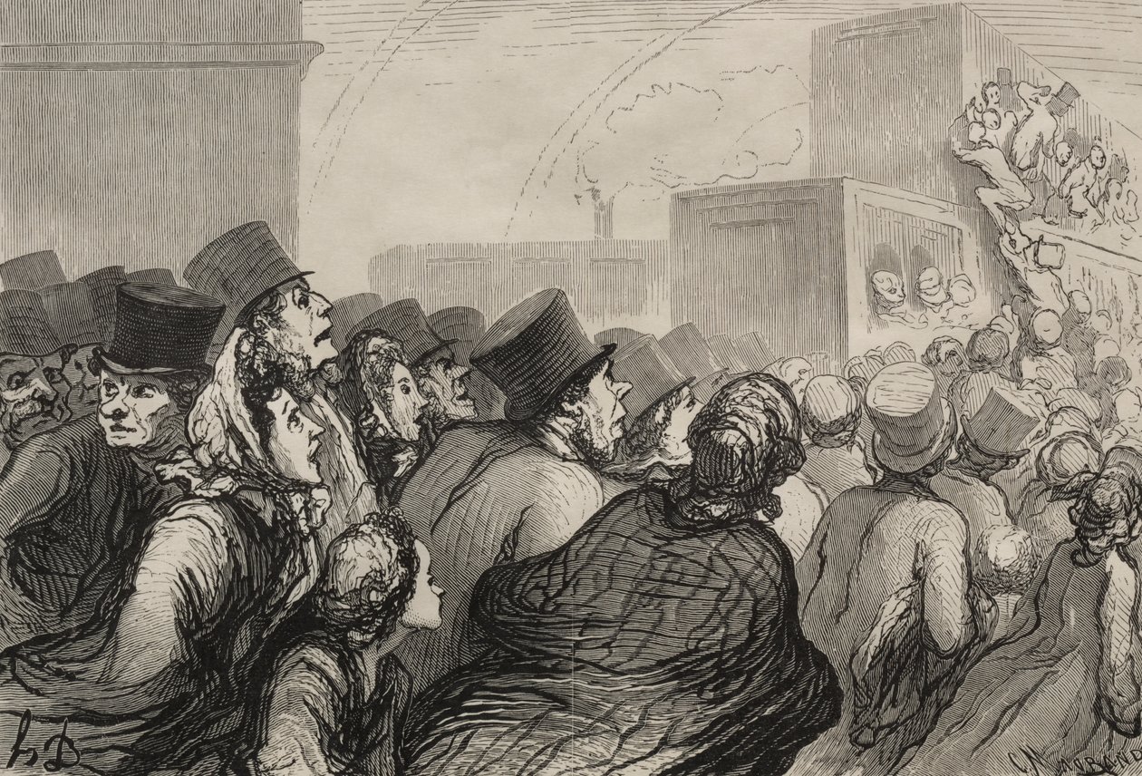 Jernbanen: Søndagsudflugten af Honoré Daumier