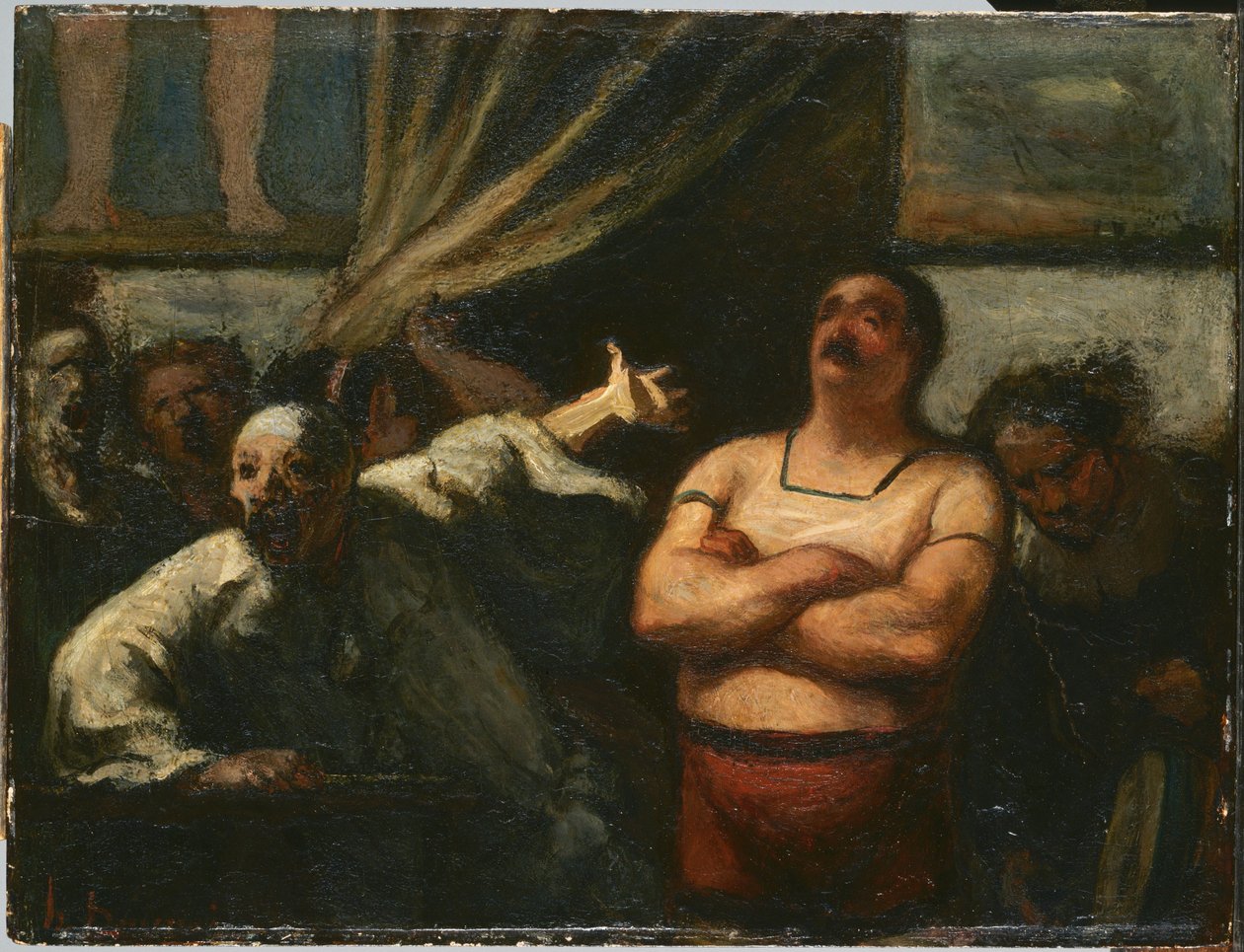 Den stærke mand af Honoré Daumier