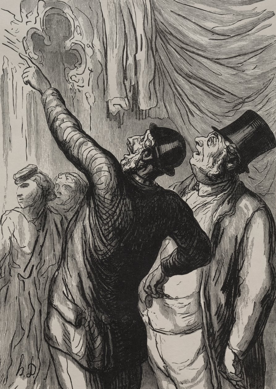 Verdensudstillingen: En rigtig guide af Honoré Daumier