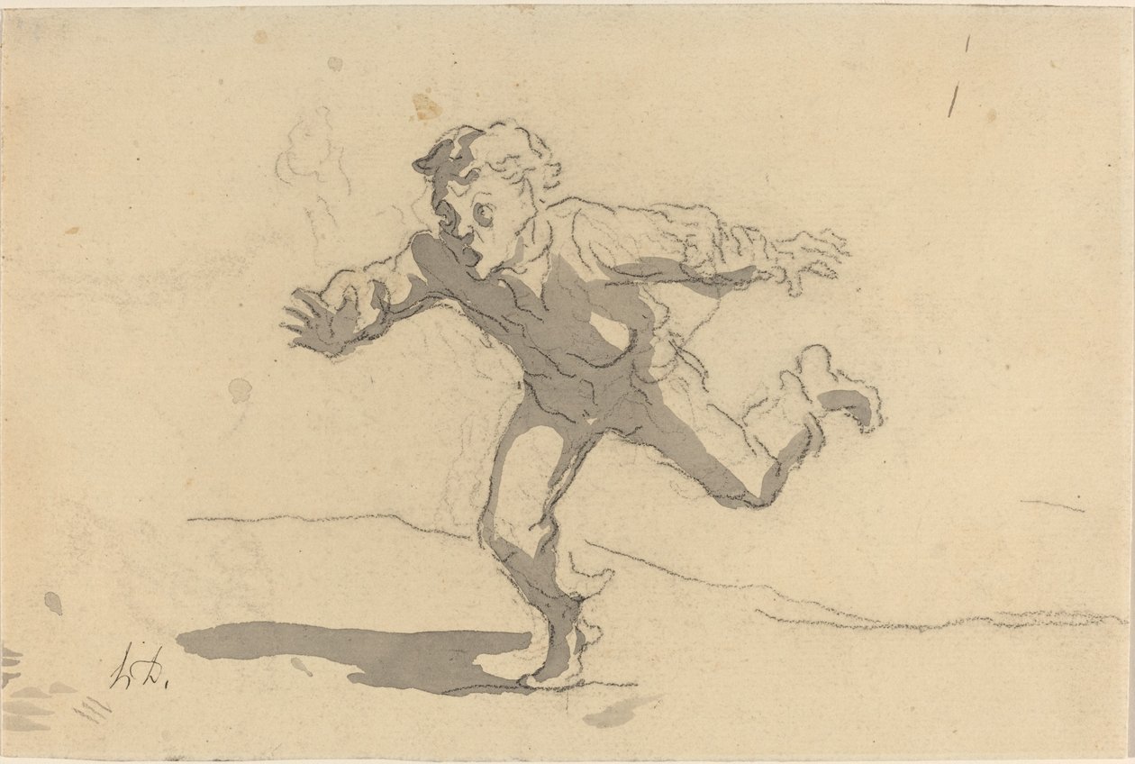 Den unge kurer af Honoré Daumier