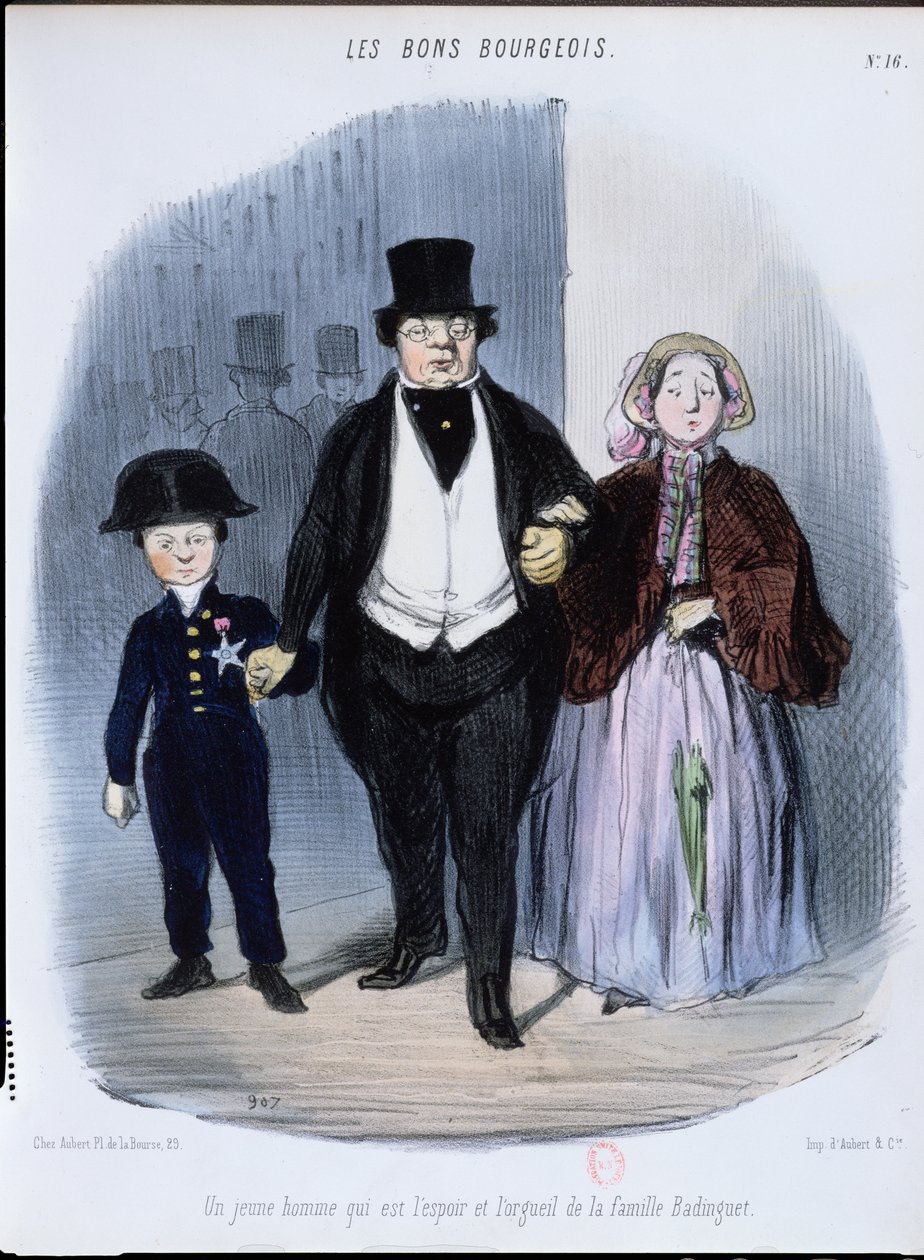 Den unge mand, der er Badinguet-familiens håb og stolthed, fra 