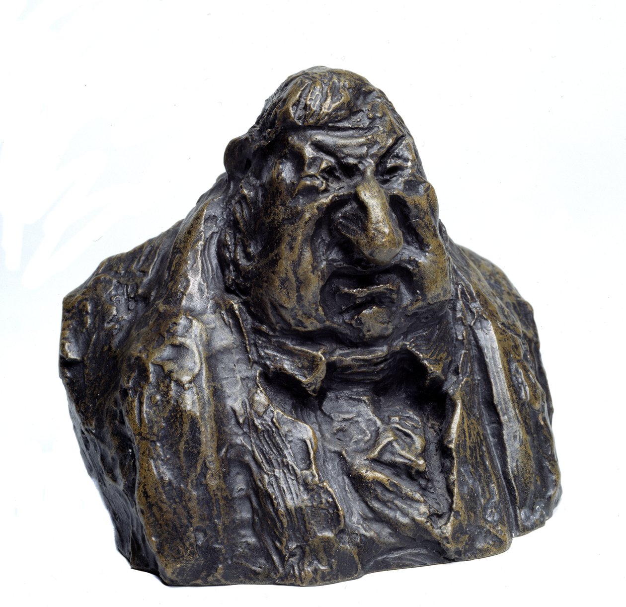 Busterne af "Celebrites du Juste Milieu" "" karikatur af Jean Marie Fruchard (1786 - 1872), stedfortræder. Le Degout personificeret 