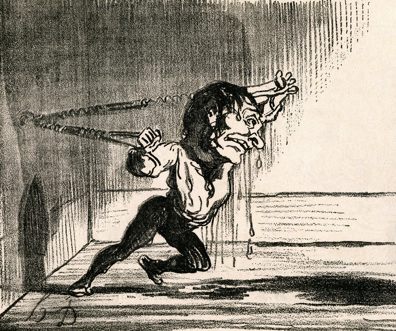 Menneskets regenerering gennem gymnastik af Honoré Daumier
