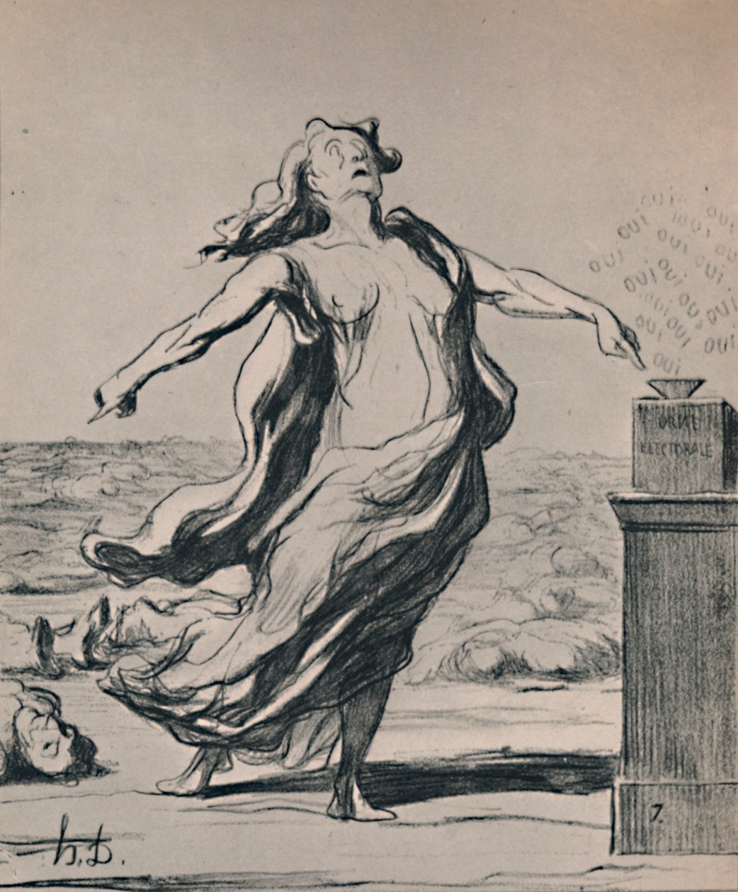 This Has Killed That, 1871, 1946 af Honoré Daumier