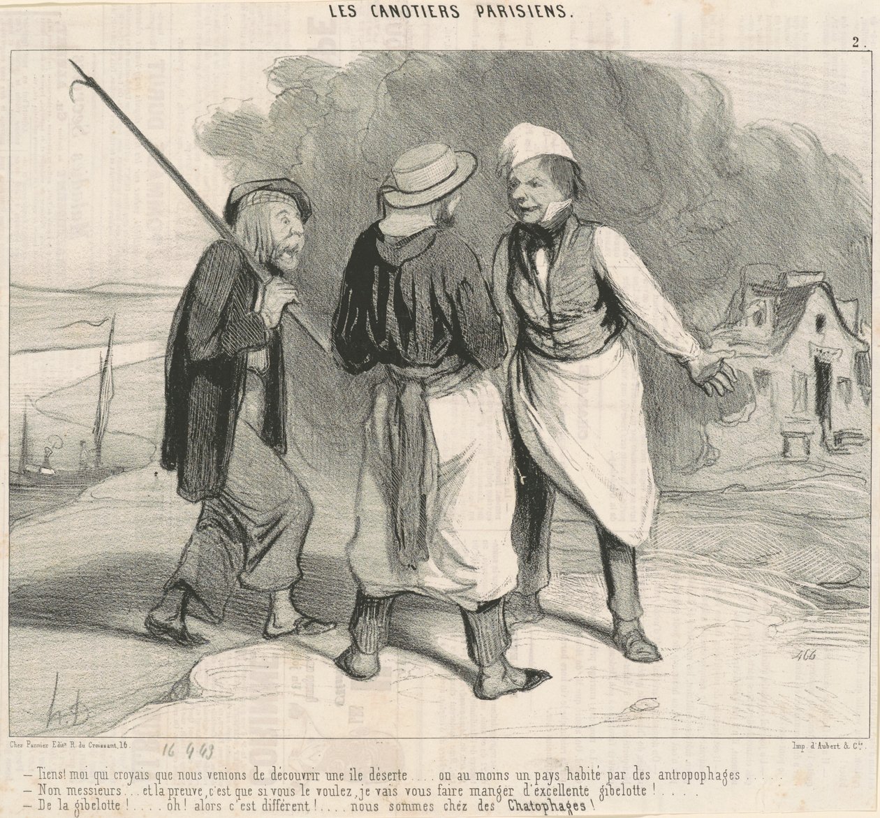 Her! Jeg troede, vi lige havde opdaget... af Honoré Daumier