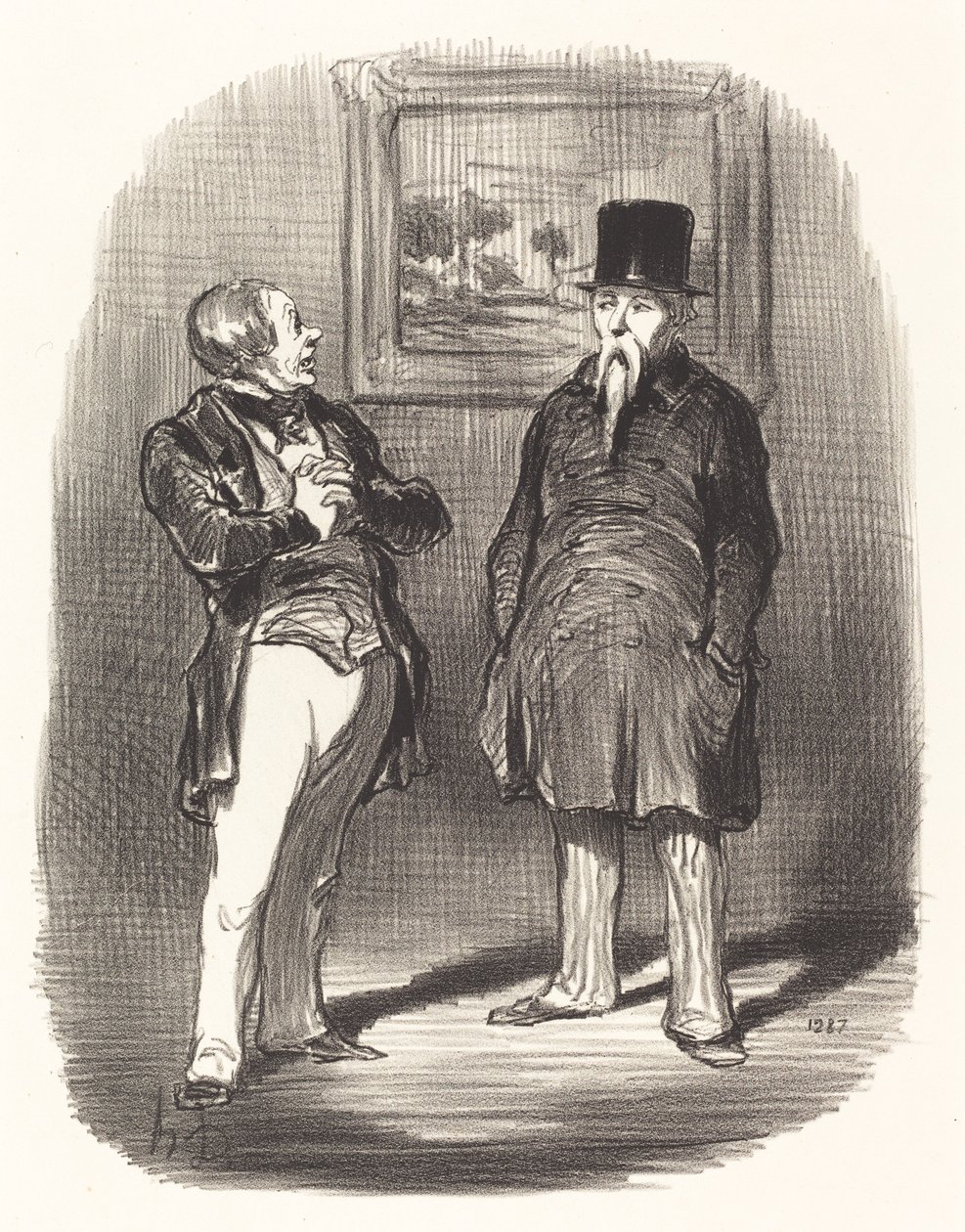 Vent...jeg kendte dig ikke... af Honoré Daumier