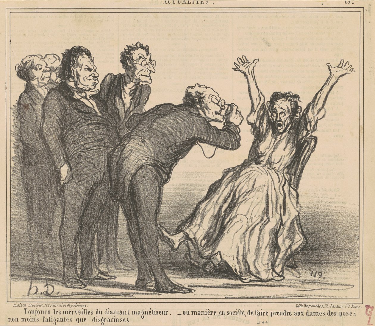 Altid diamantens vidundere... af Honoré Daumier