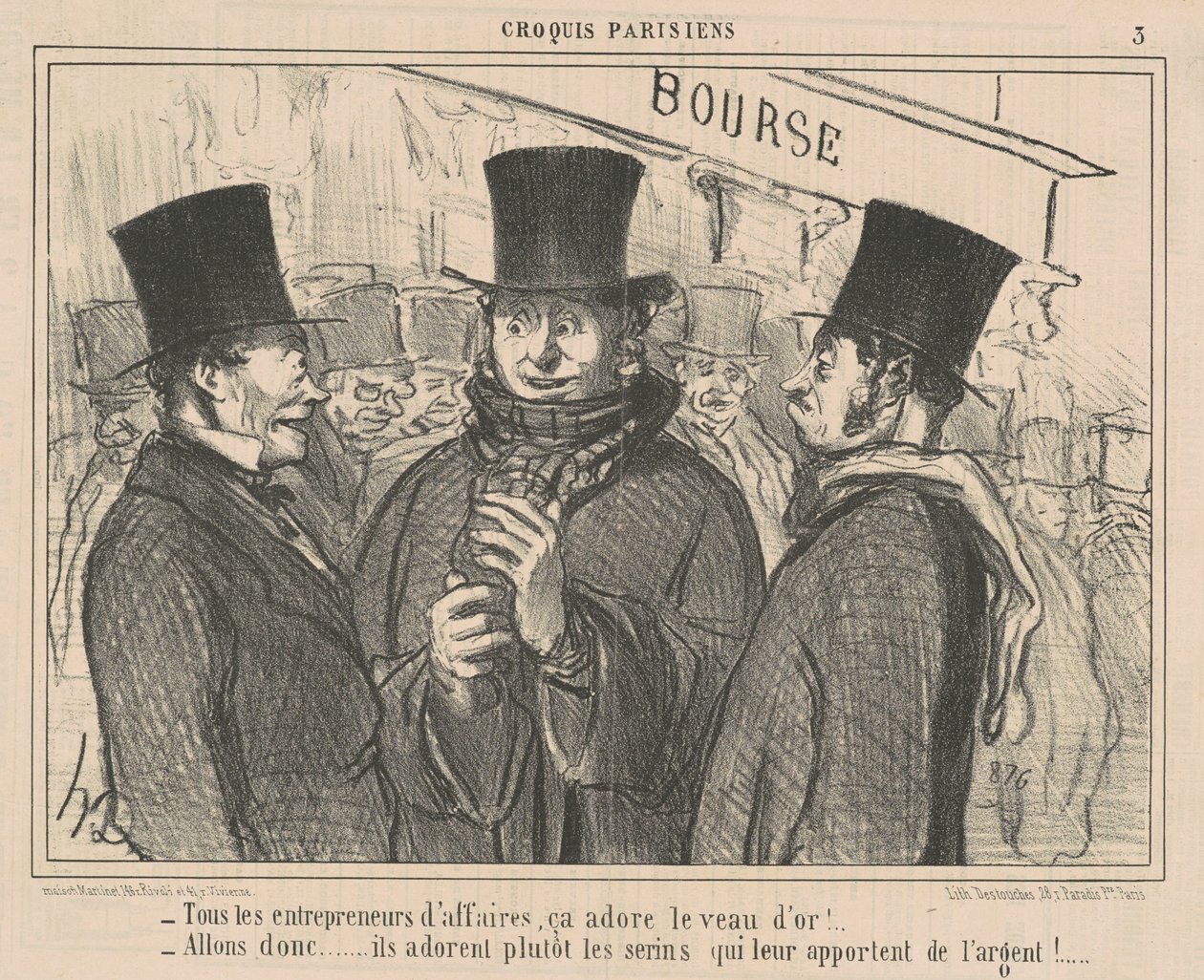 Alle forretningsentreprenører elsker det... af Honoré Daumier