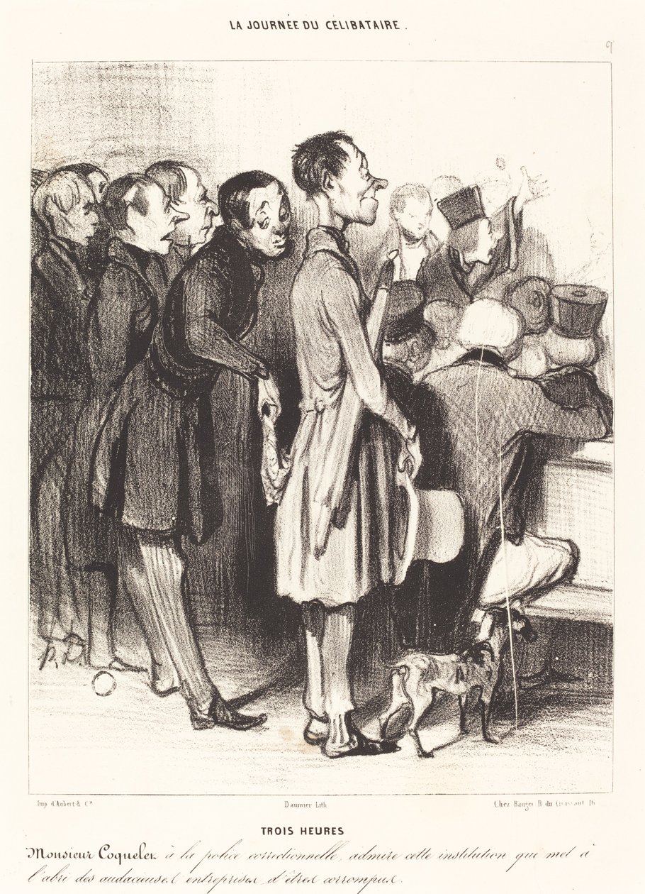 Tre timer af Honoré Daumier