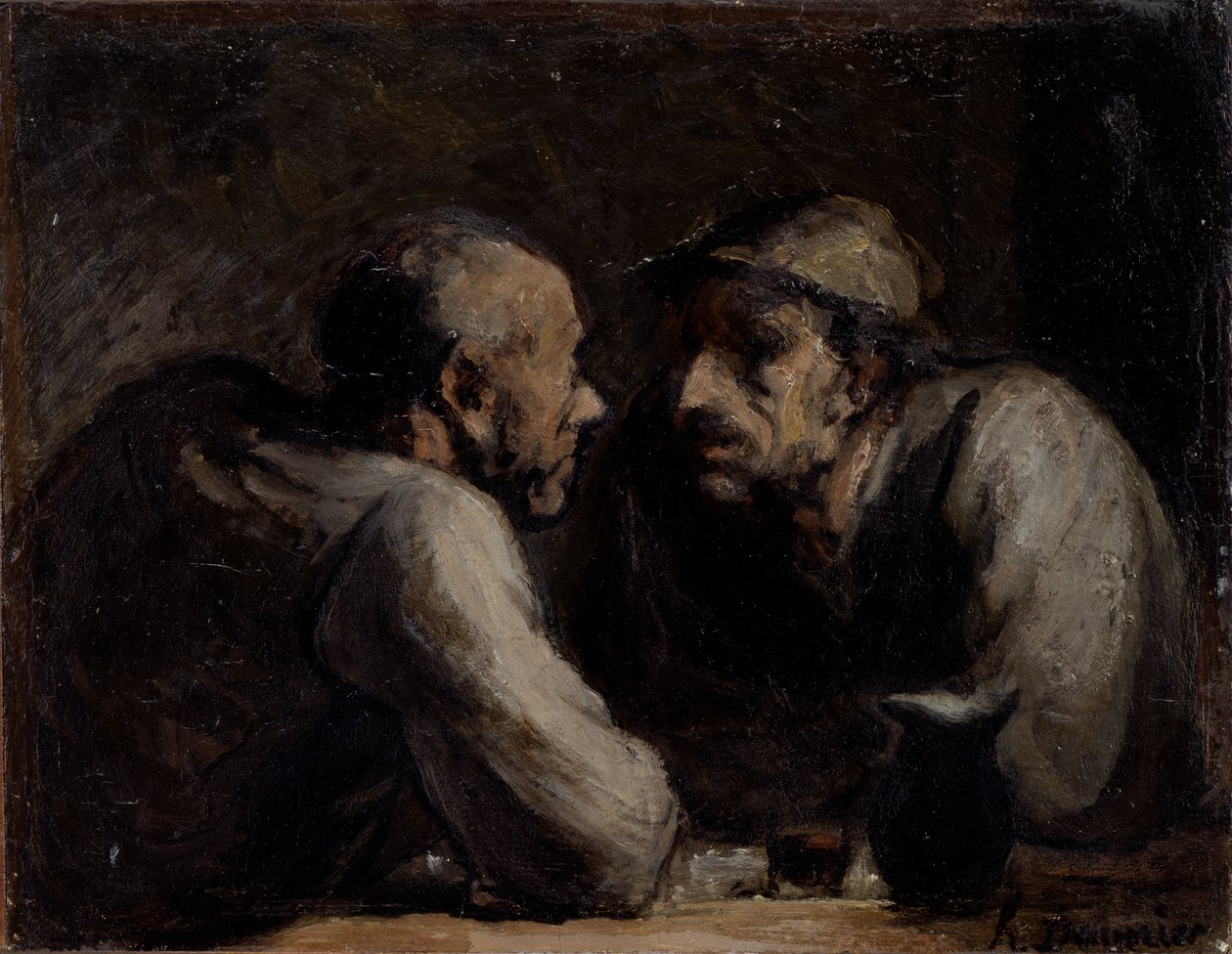 To drikker af Honoré Daumier