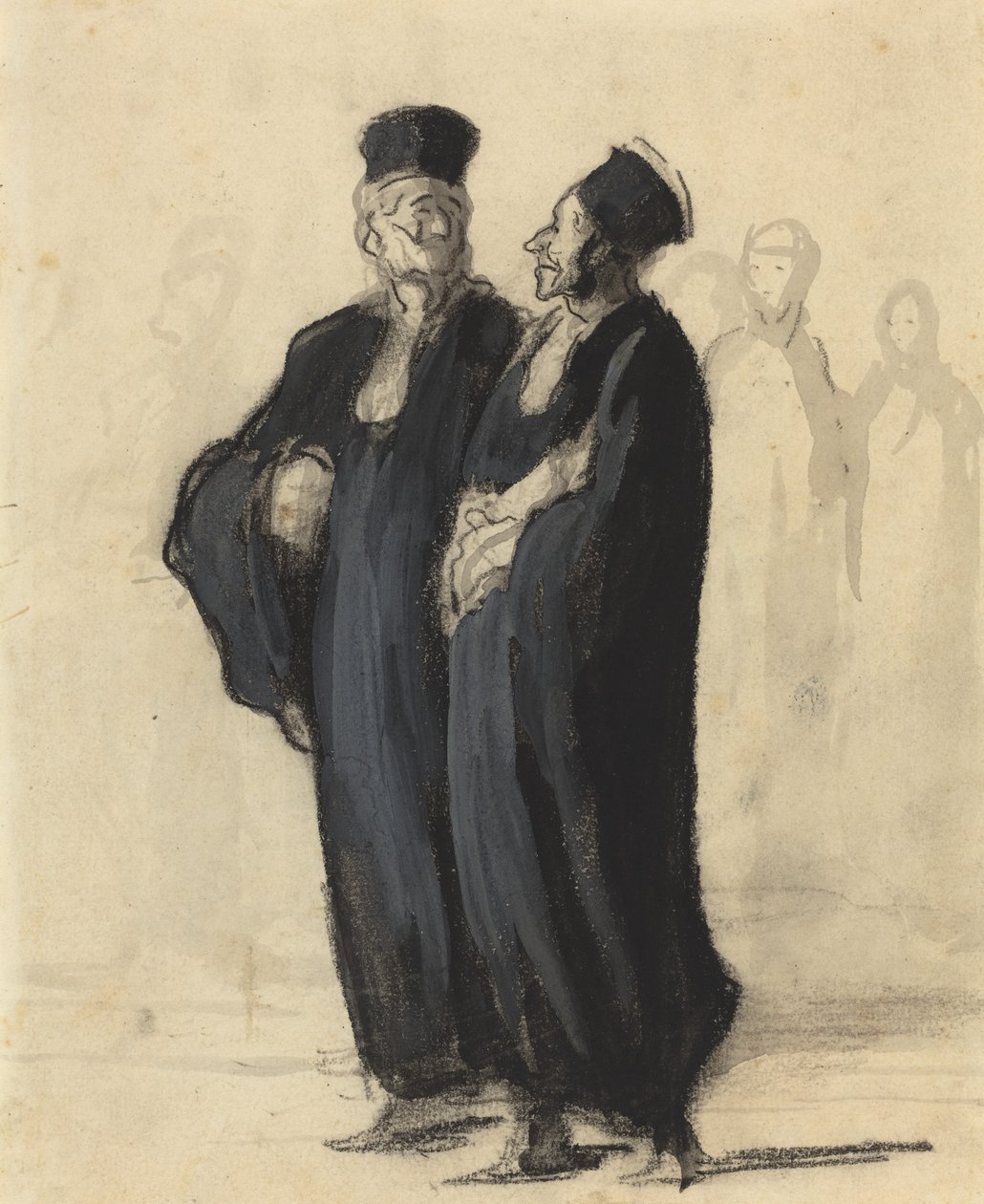 To advokater af Honoré Daumier