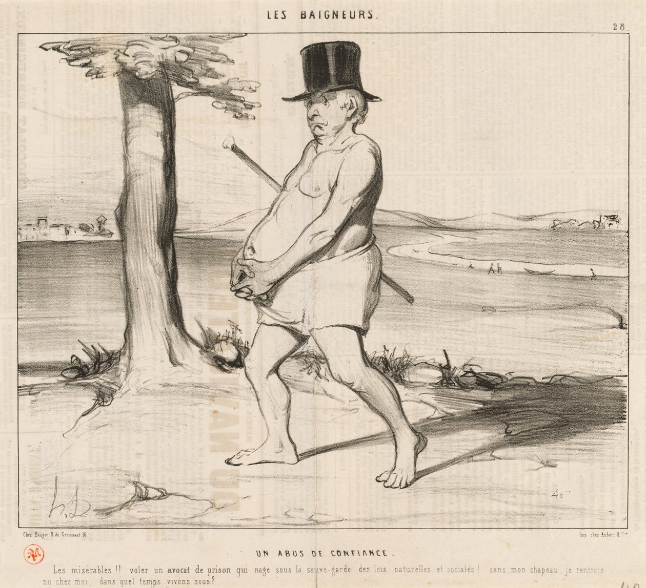 Et tillidsbrud af Honoré Daumier